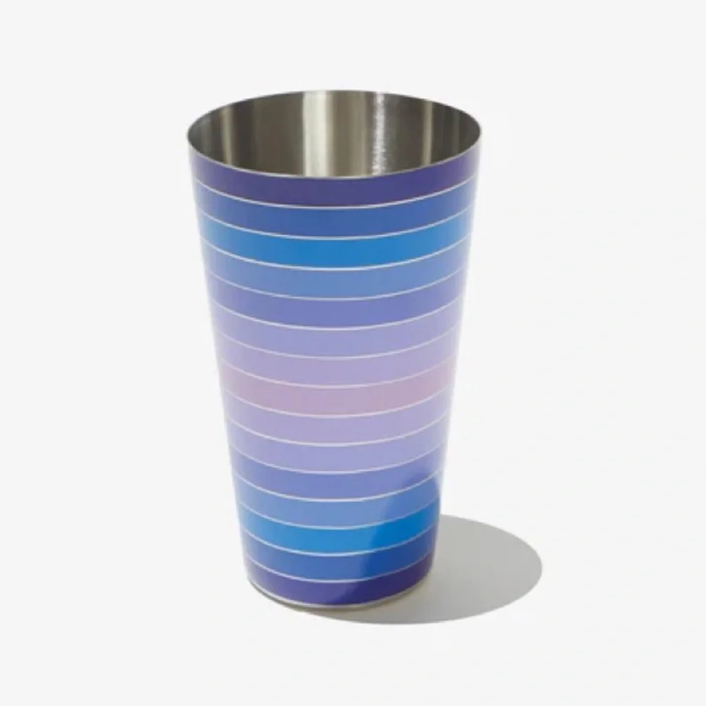 Blue Gradient Cocktail Shaker